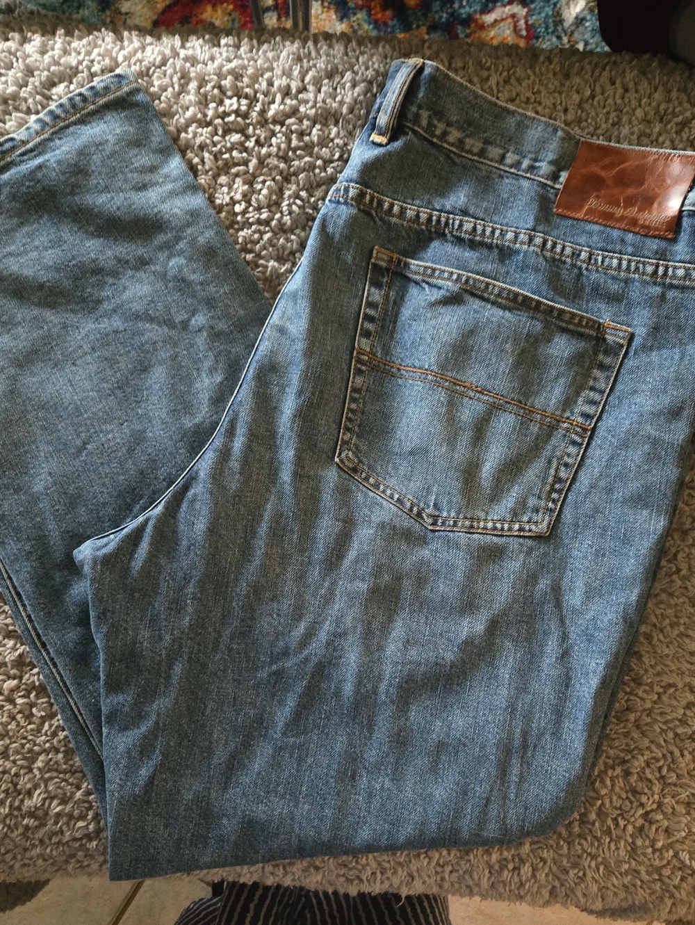 Tommy Bahama Men's Light Blue Relaxed Jeans-Size 42-30